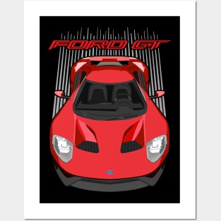 Ford GT-red Posters and Art